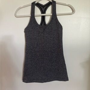 lululemon athletica Charcoal Racerback Tank Top